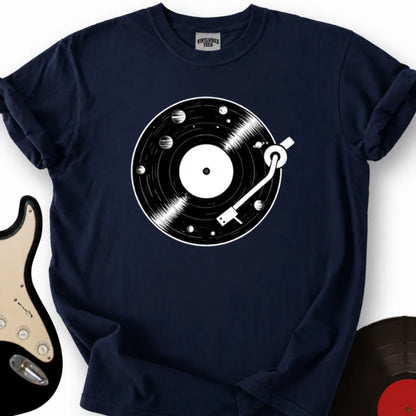 Printify T-Shirt S / Navy The Space Disco T-Shirt