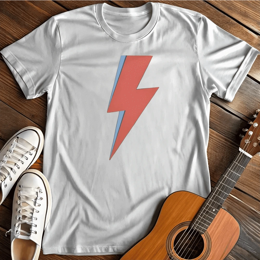 Printify T-Shirt S / White Bowie`s Bolt T Shirt
