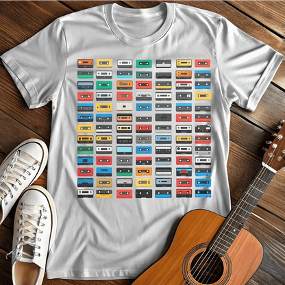 Printify T-Shirt S / White Casette Hoarder T-Shirt