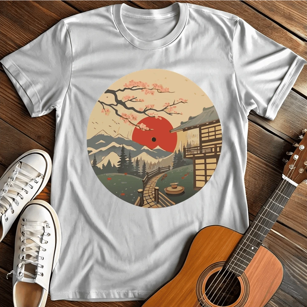 Printify T-Shirt S / White Japan Garden Vinyl T-Shirt