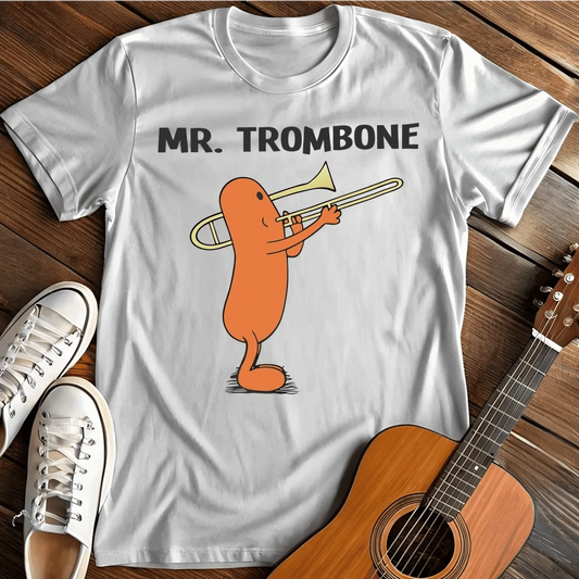 Printify T-Shirt S / White Mr Trombone T-Shirt