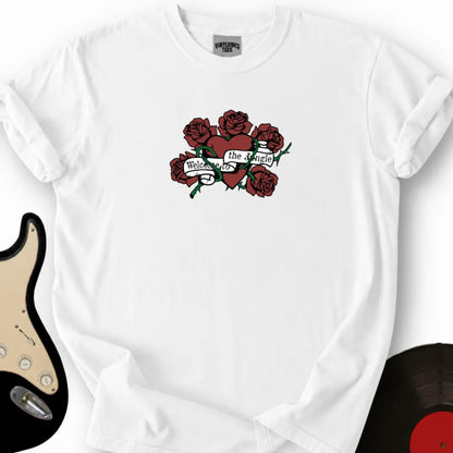 Printify T-Shirt S / White November Rose T-Shirt