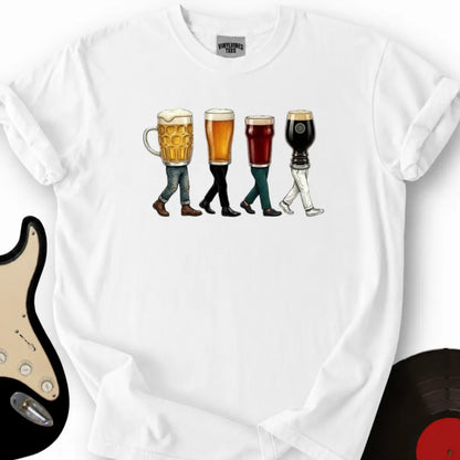 Printify T-Shirt S / White Pint Walkers T-Shirt