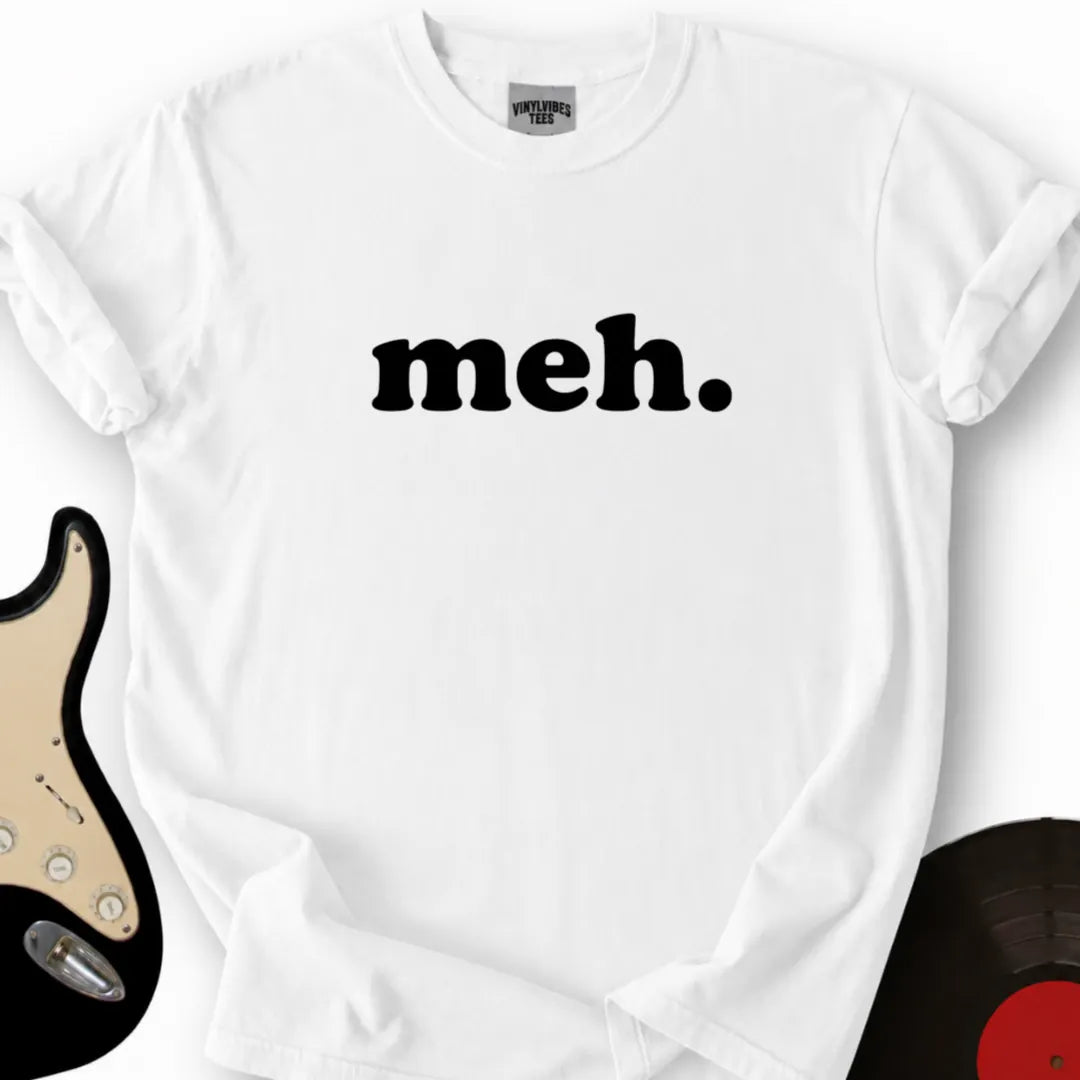 Printify T-Shirt S / White Pure Meh T-Shirt