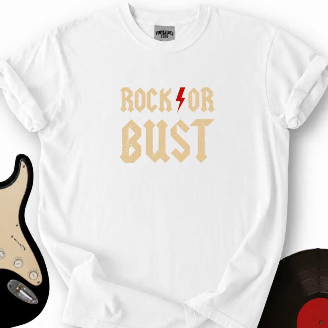 Printify T-Shirt S / White Rock or bust T-Shirt