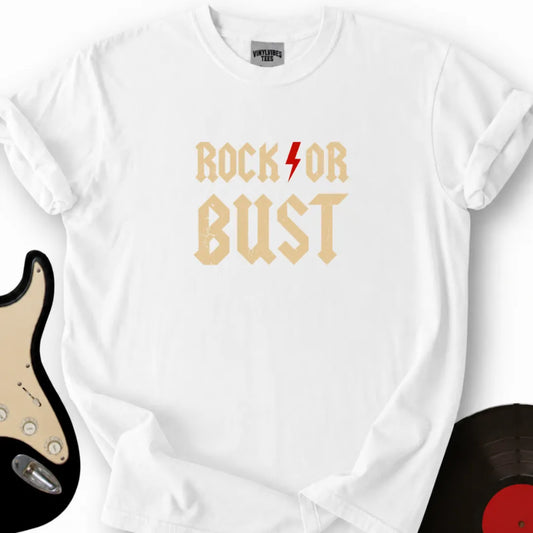 Printify T-Shirt S / White Rock or bust T-Shirt