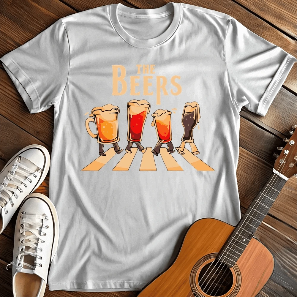 Printify T-Shirt S / White The Beers T-Shirt