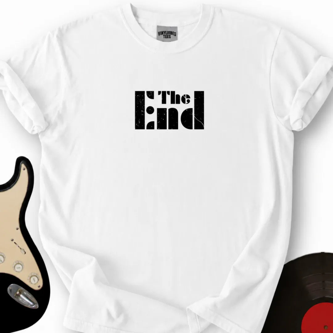 Printify T-Shirt S / White The End T-Shirt
