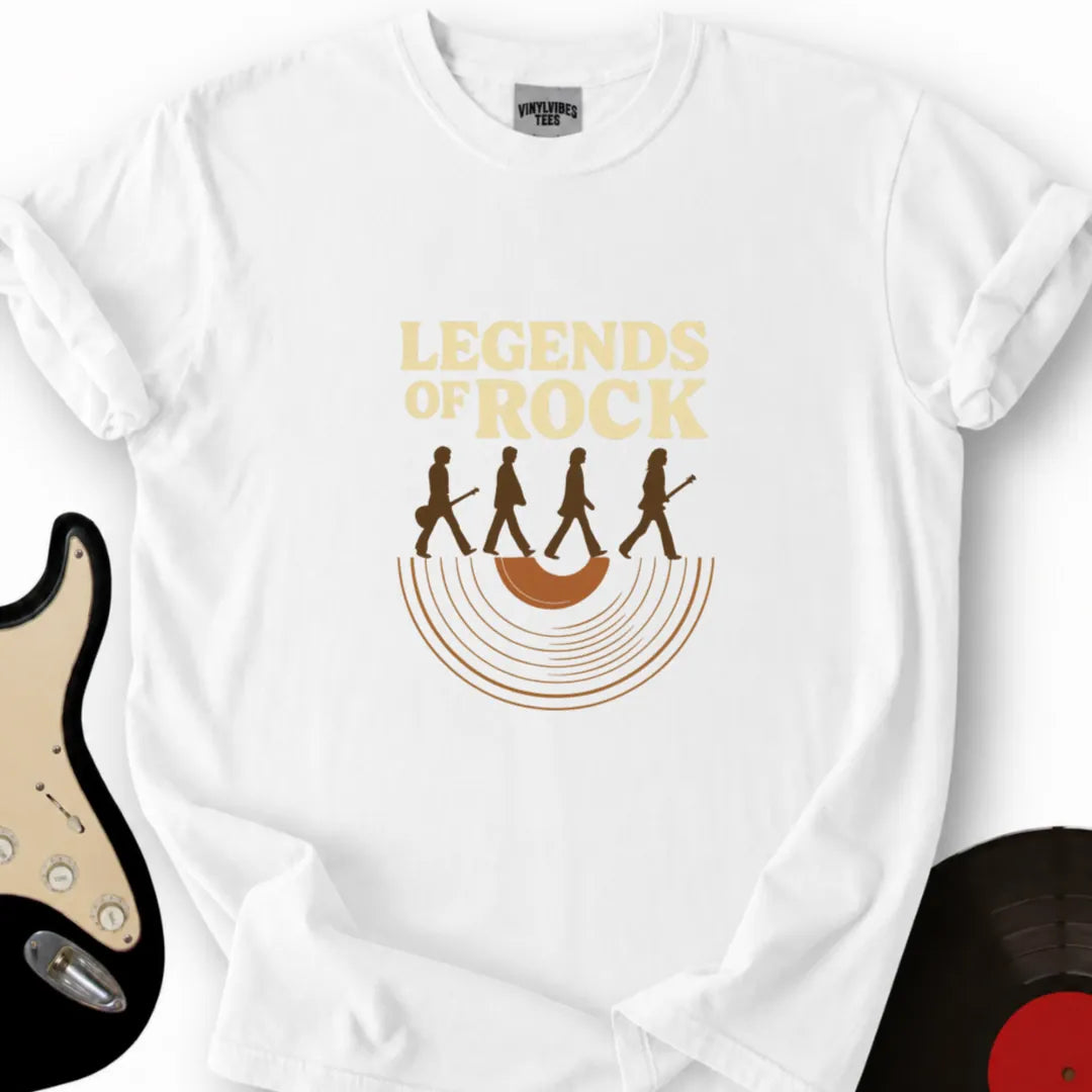 Printify T-Shirt S / White Vinyl Crosing T-Shirt