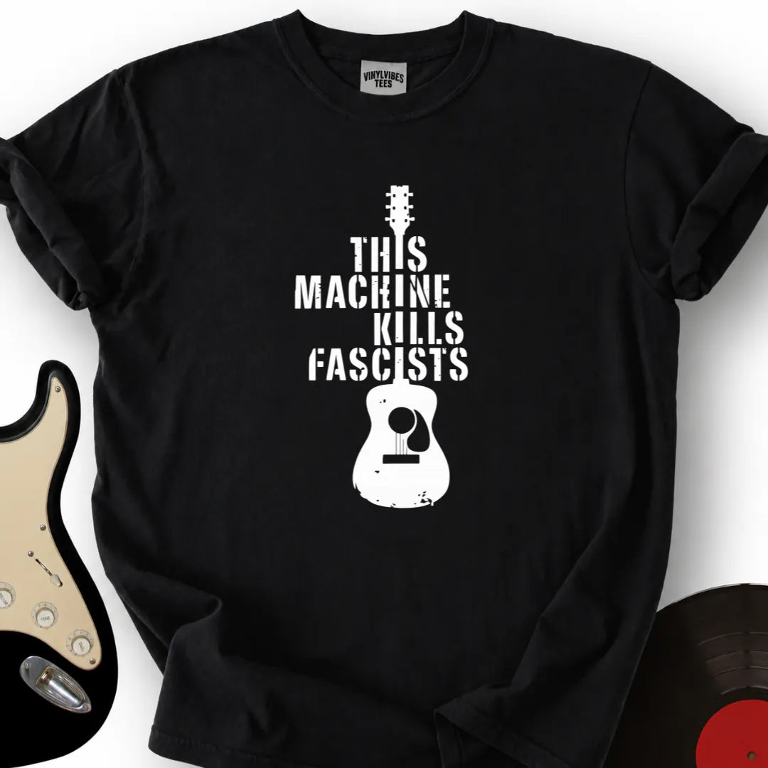 Printify T-Shirt Black / S This Machine Kills Fascists T-Shirt