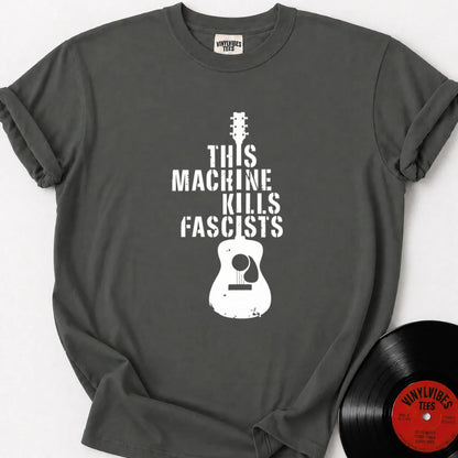 Printify T-Shirt Pepper / S This Machine Kills Fascists Premium T-Shirt