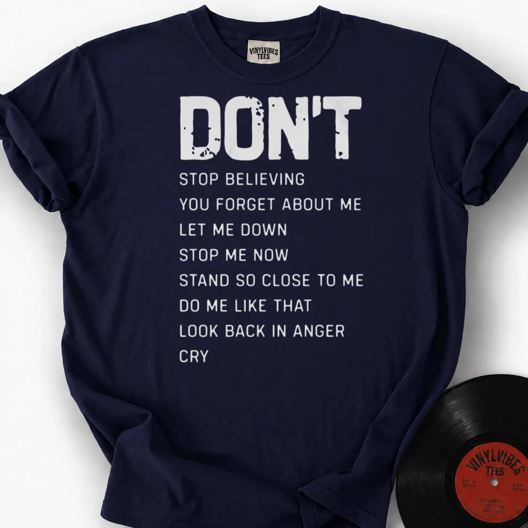 Printify T-Shirt True Navy / S Don't Premium T-Shirt