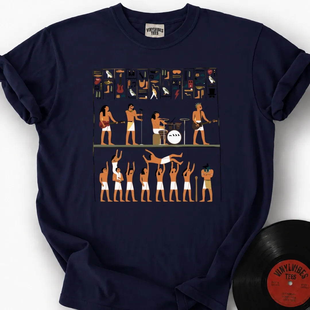 Printify T-Shirt True Navy / S Egyptian Rockband Premium T-Shirt