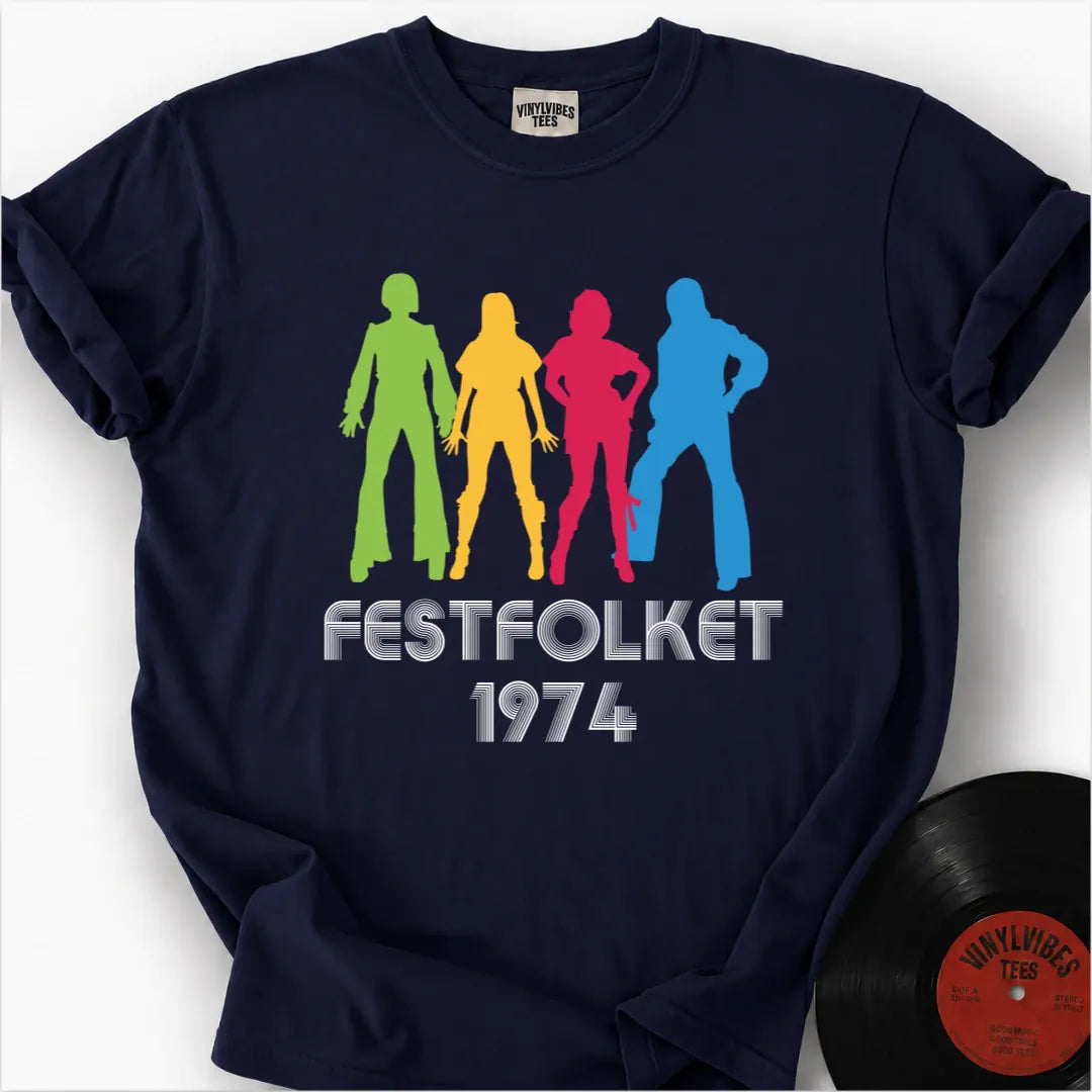 Printify T-Shirt True Navy / S FESTFOLKET Premium T-Shirt