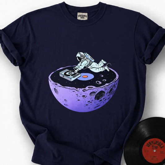 Printify T-Shirt True Navy / S Floating Astronaut Premium T-Shirt