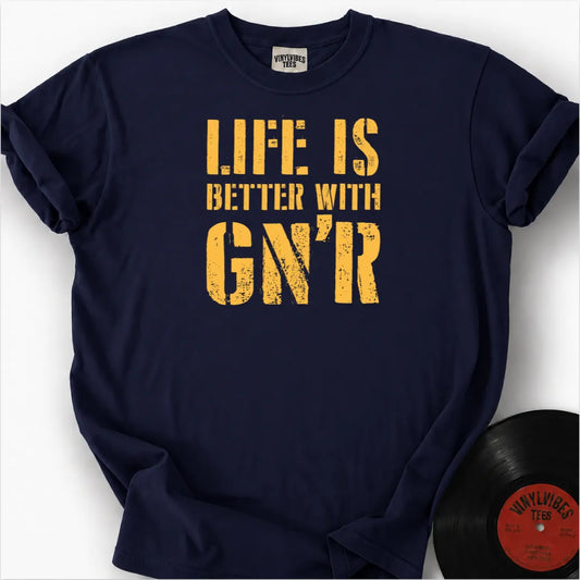 Printify T-Shirt True Navy / S GN'R Vibes Premium T-Shirt