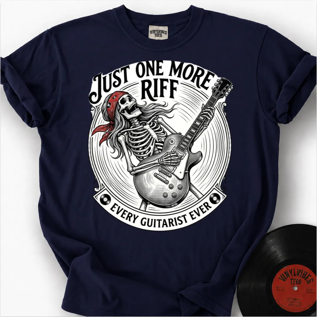 Printify T-Shirt True Navy / S Guitar Fiend Premium T-Shirt