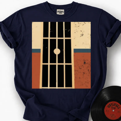 Printify T-Shirt True Navy / S Guitar Sunset T-Shirt