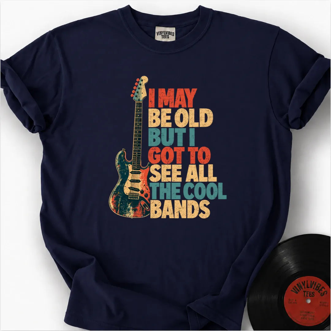 Printify T-Shirt True Navy / S I May Be Old Premium T-Shirt