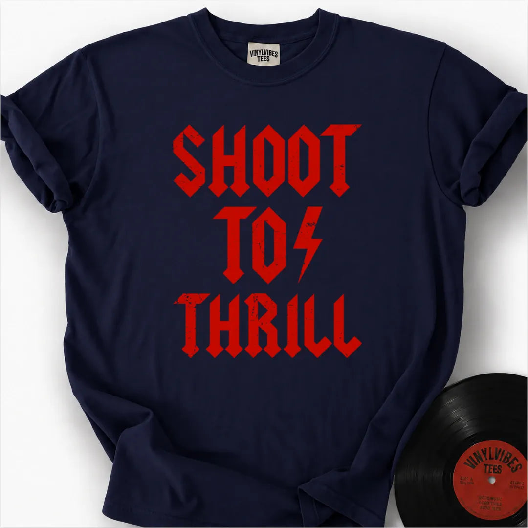 Printify T-Shirt True Navy / S Shoot to thrill Premium T-Shirt