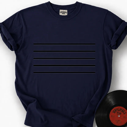 Printify T-Shirt True Navy / S Sound Of Silence T-Shirt