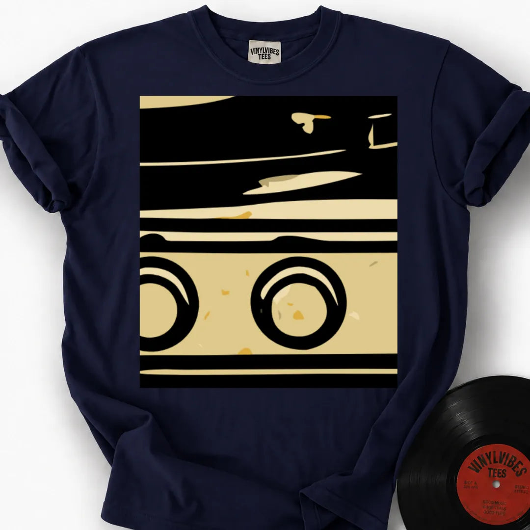 Printify T-Shirt True Navy / S Sounds Better On Vinyl T-Shirt