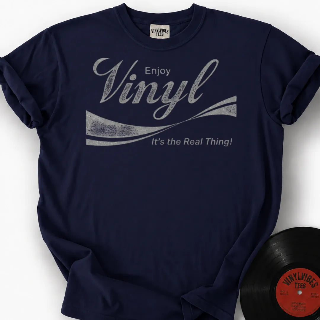 Printify T-Shirt True Navy / S Vinyl Coke Premium T-Shirt