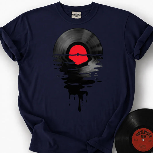 Printify T-Shirt True Navy / S Vinyl Sunsetter Premium T-Shirt