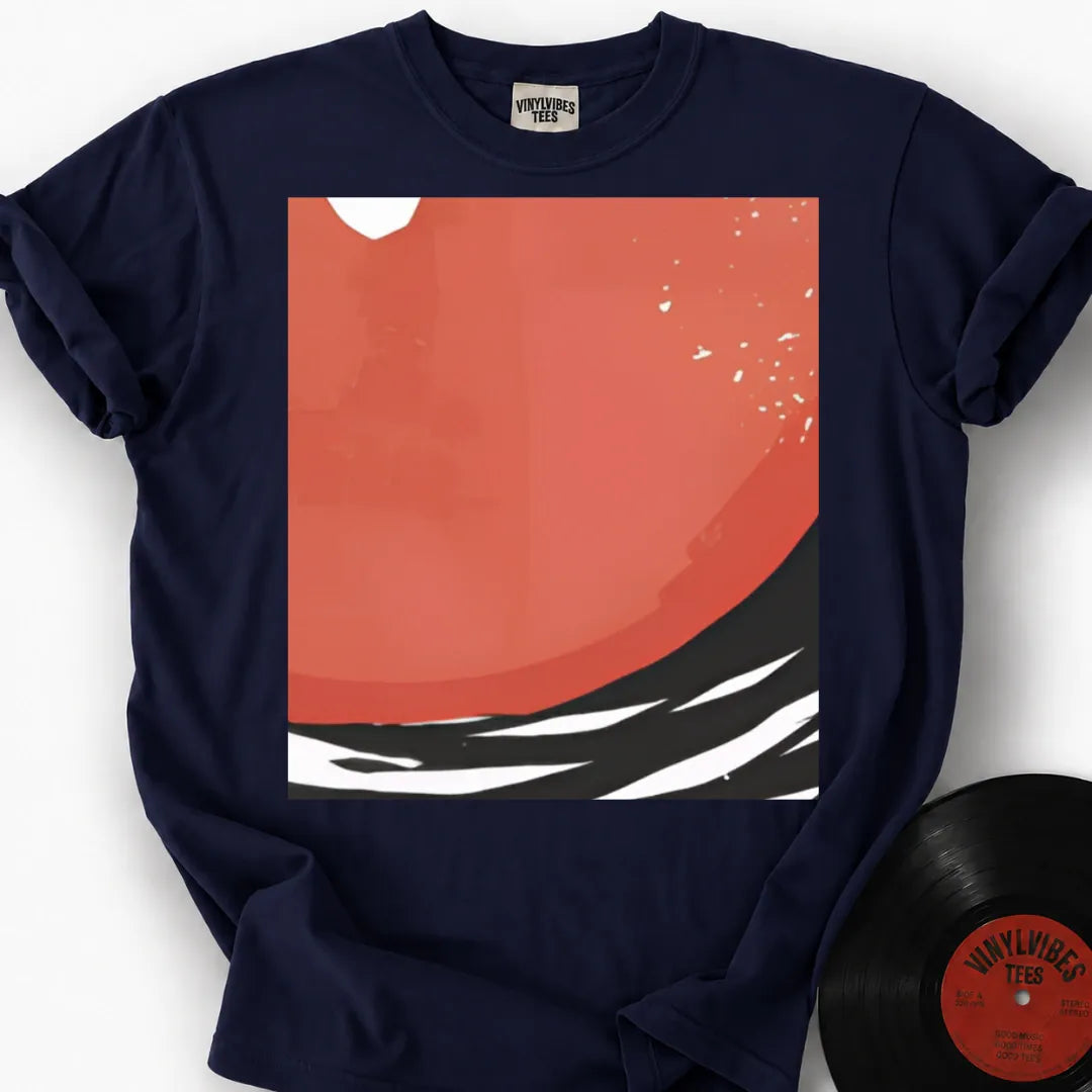 Printify T-Shirt True Navy / S Vinyl Wave T-Shirt