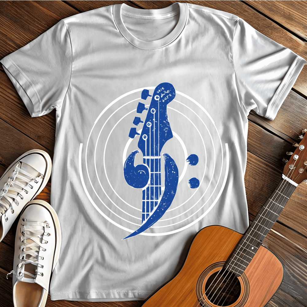 Printify T-Shirt White / S Abstract Guitar T Shirt