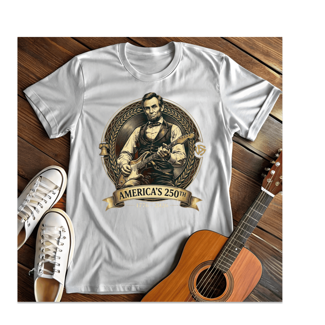 Printify T-Shirt White / S America's 250th Lincoln T-Shirt