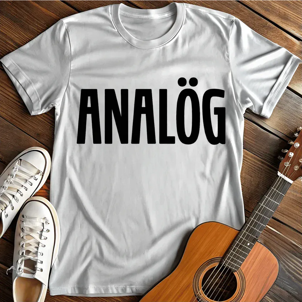 Printify T-Shirt White / S Analog T Shirt