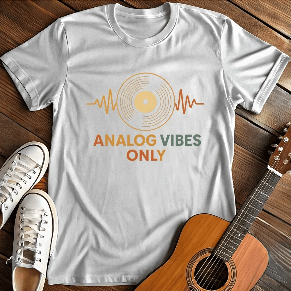 Printify T-Shirt White / S Analog Vibes T Shirt