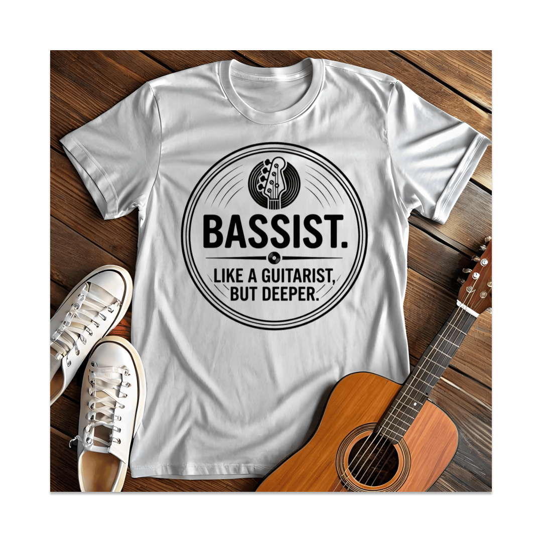 Printify T-Shirt White / S Atlas Holding Timeless Tracks Vinyl T-Shirt (2)