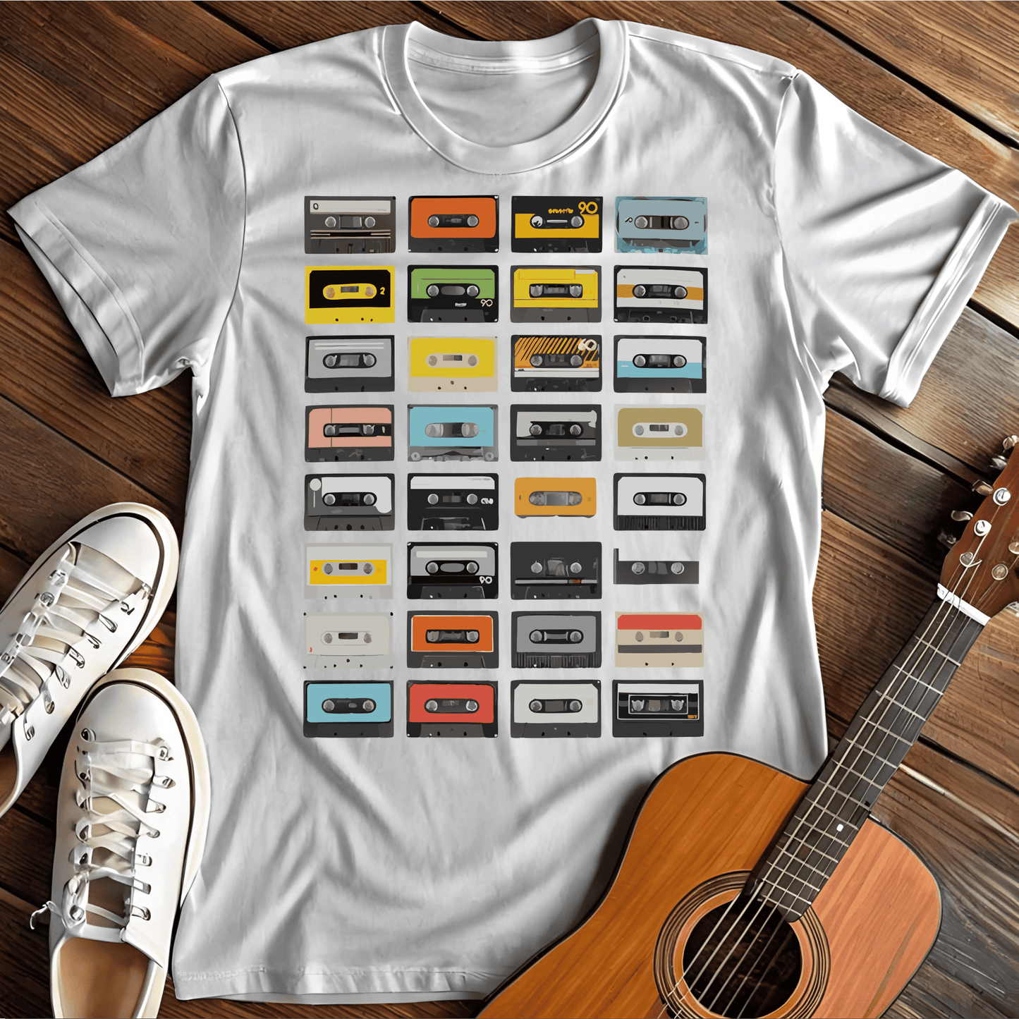 ⭐️⭐️⭐️⭐️⭐️ T-Shirt White / S Casettes T-Shirt