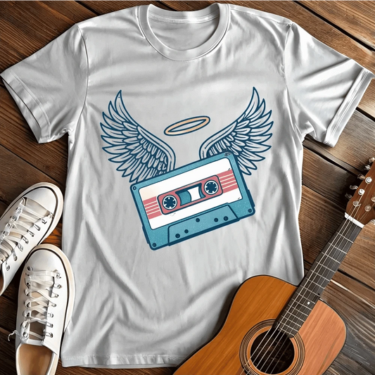 Printify T-Shirt White / S Cassette Angel T-Shirt