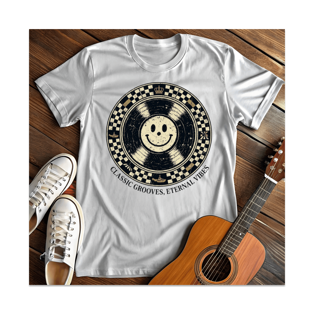 Printify T-Shirt White / S Classic Grooves Eternal Vibes T-Shirt