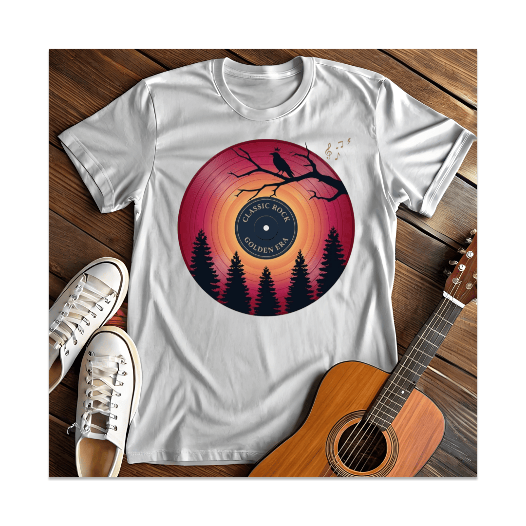 Printify T-Shirt White / S Classic Rock T-Shirt