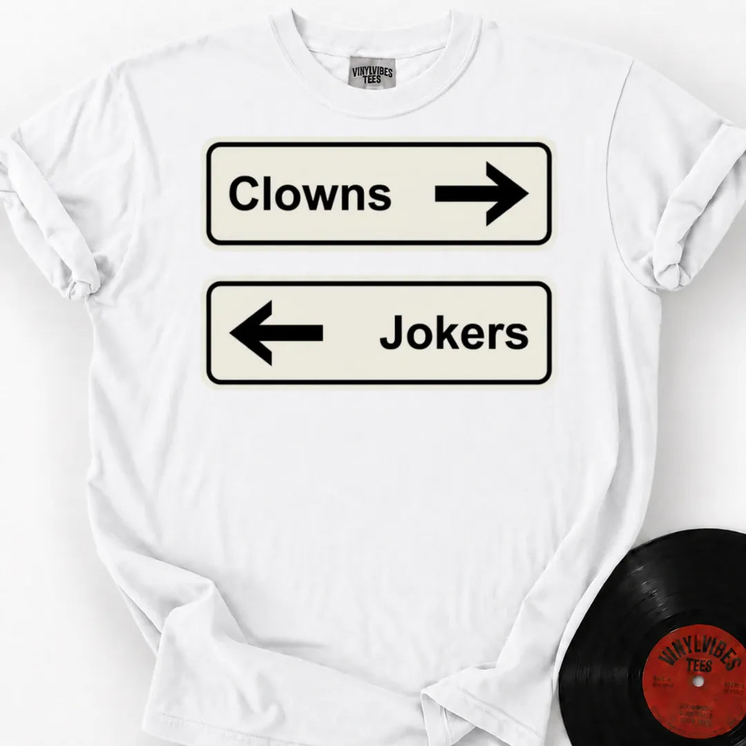 Printify T-Shirt White / S Clowns To The Left Premium T-Shirt