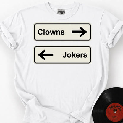 Printify T-Shirt White / S Clowns To The Left Premium T-Shirt