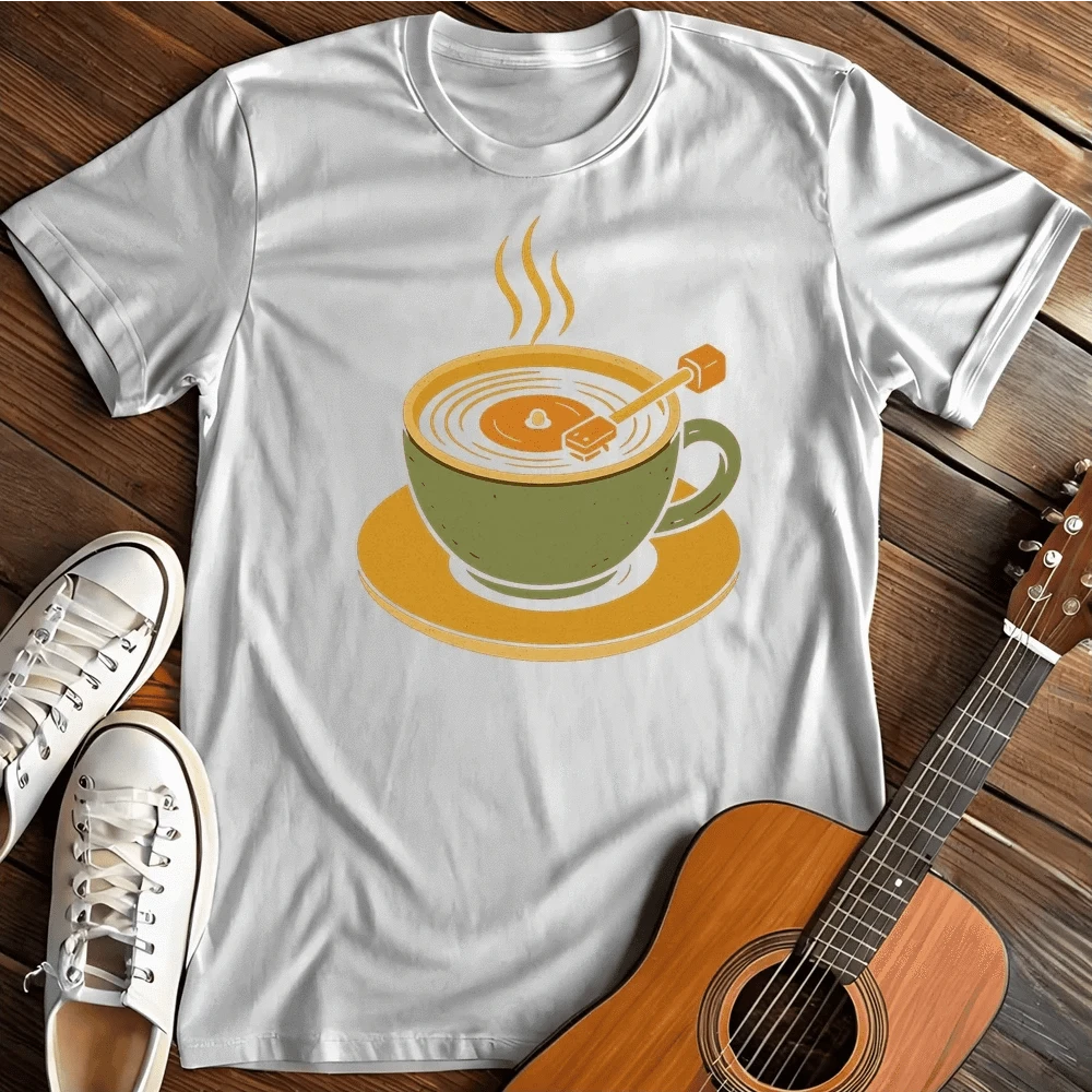 Printify T-Shirt White / S Coffee Player T Shirt