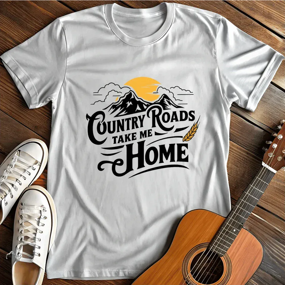 Printify T-Shirt White / S Country Road T Shirt