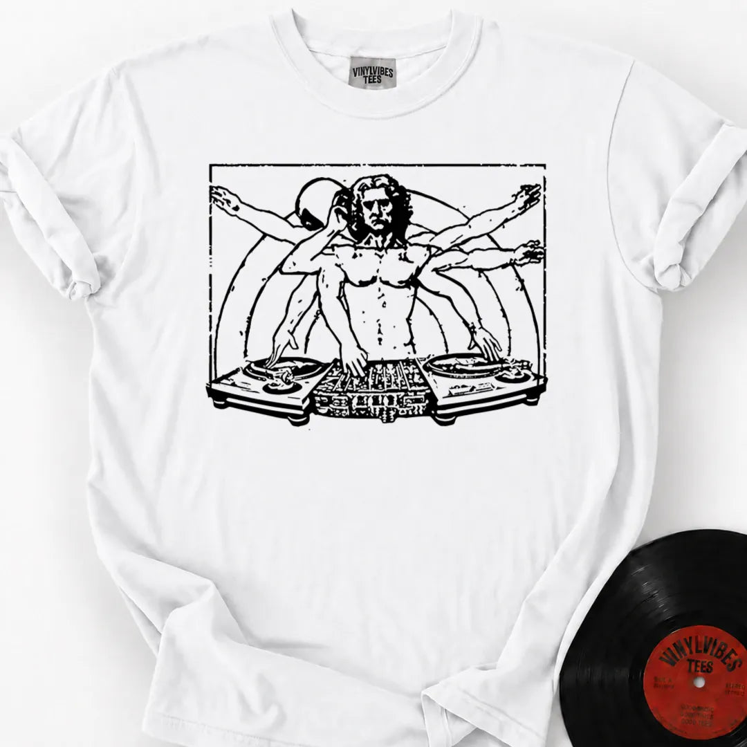 Printify T-Shirt White / S Davinci DJ Premium T-Shirt