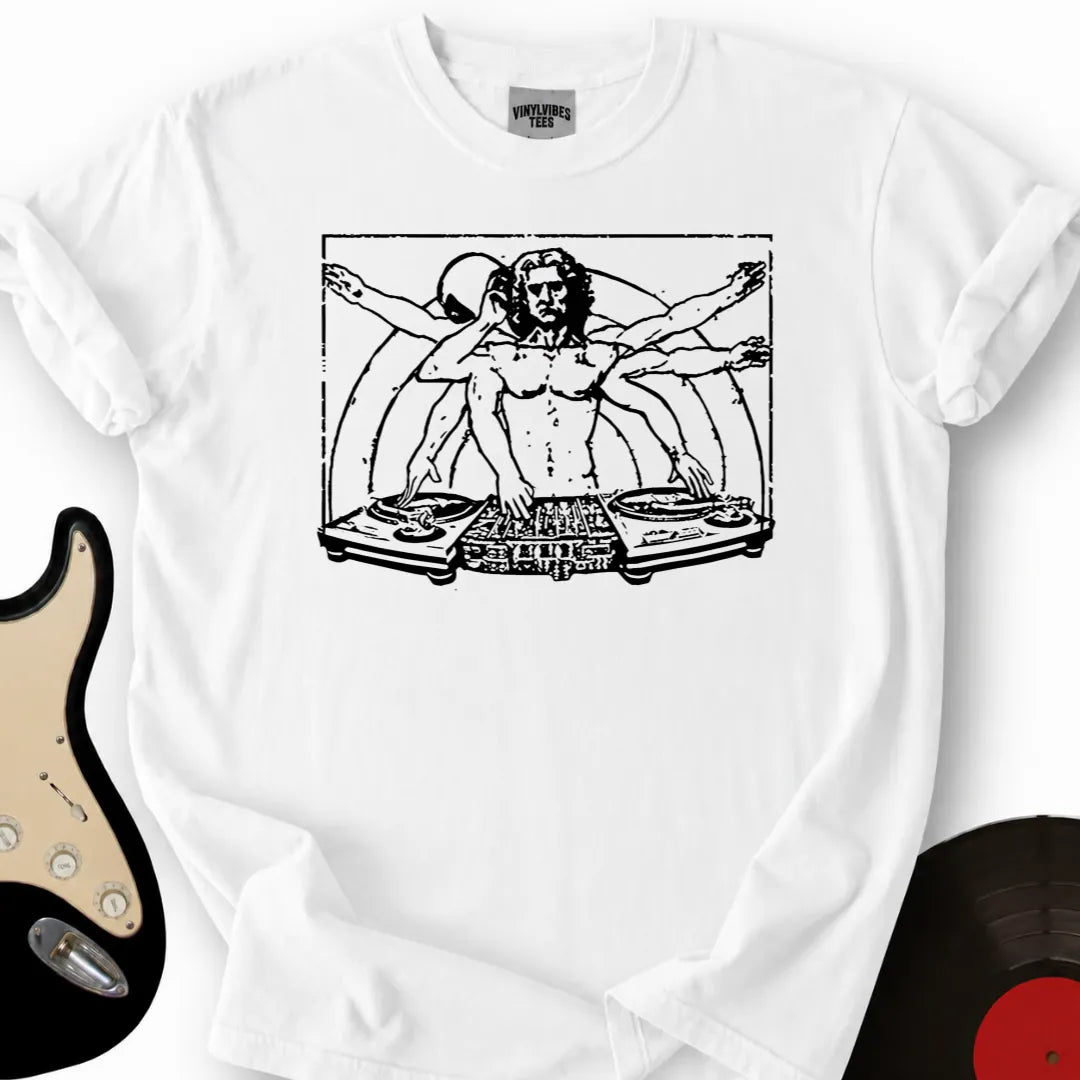 Printify T-Shirt White / S Davinci DJ T-Shirt