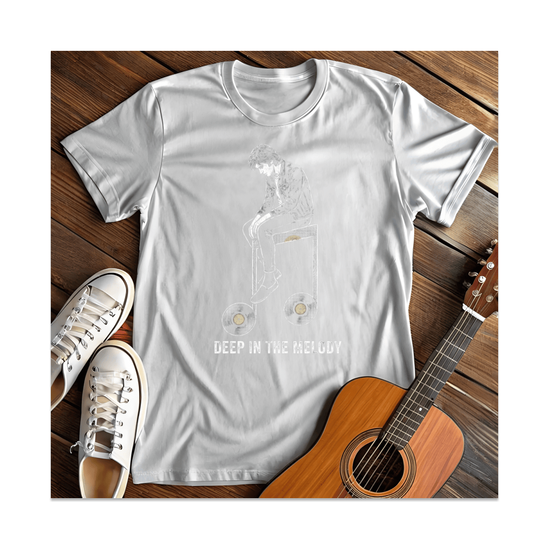 Printify T-Shirt White / S Deep In The Melody T-Shirt