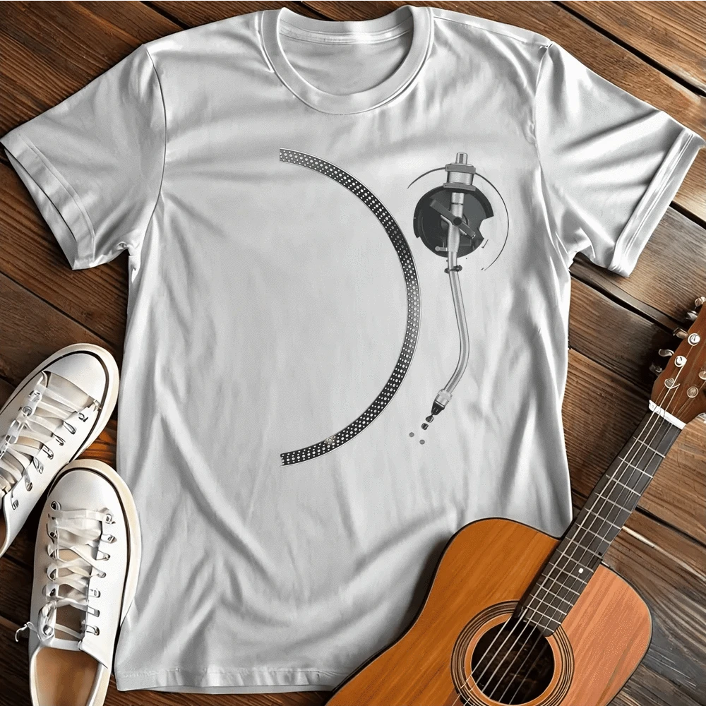 Printify T-Shirt White / S Dj Needle T Shirt
