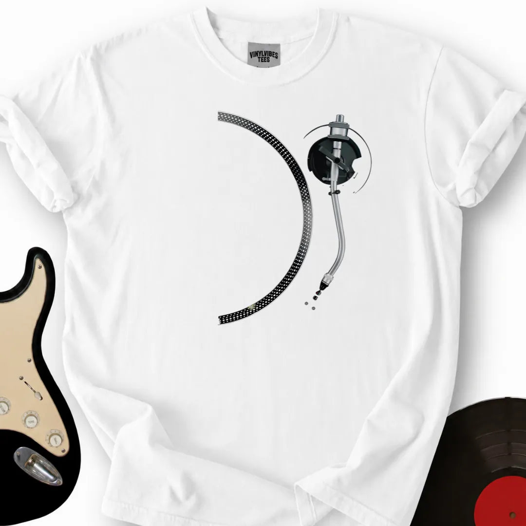 Printify T-Shirt White / S DJ Needle T-Shirt