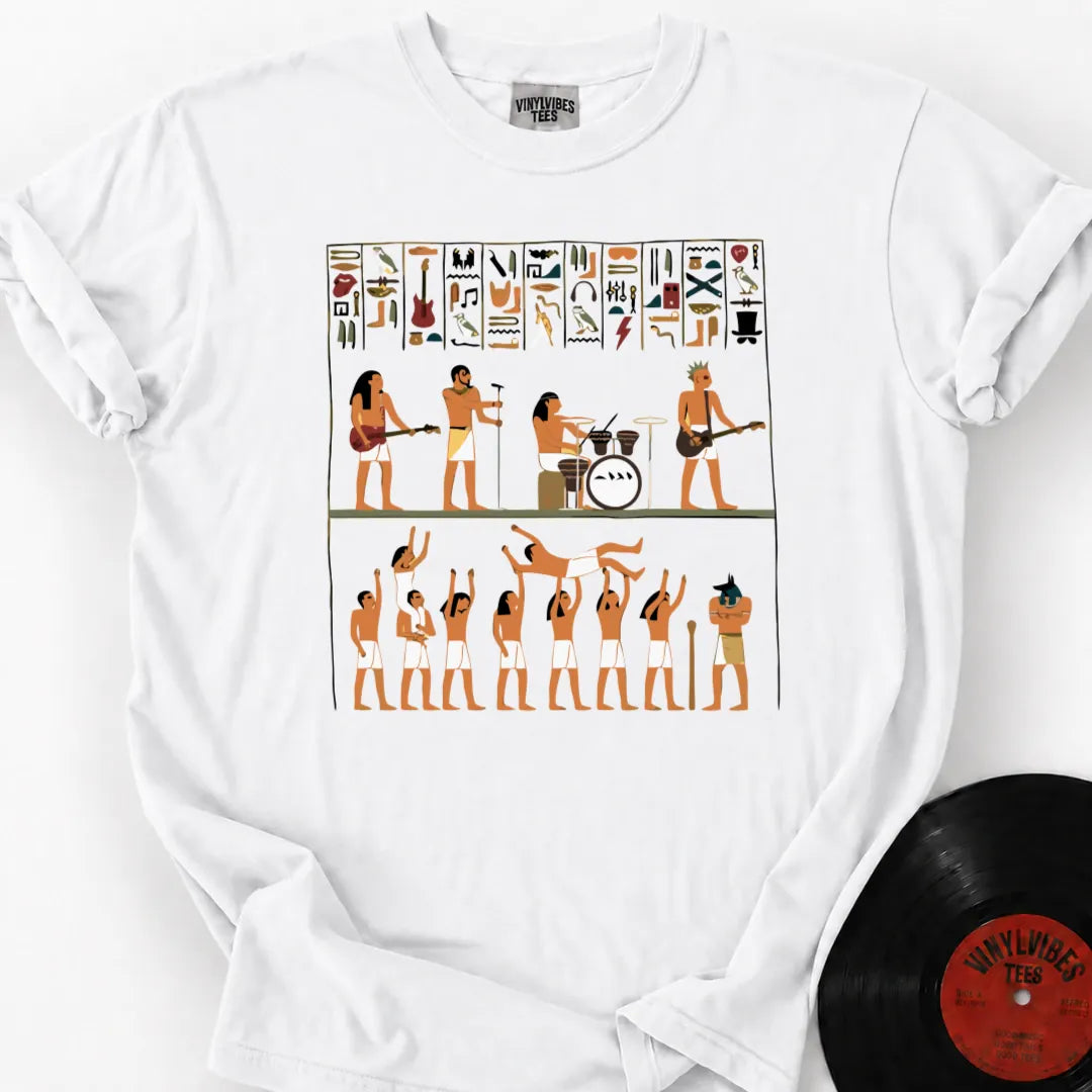 Printify T-Shirt White / S Egyptian Rockband Premium T-Shirt