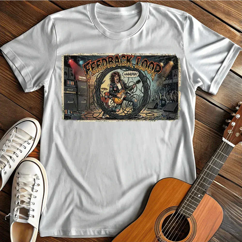 Printify T-Shirt White / S Feedback Loop T Shirt