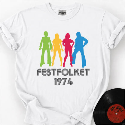 Printify T-Shirt White / S FESTFOLKET Premium T-Shirt